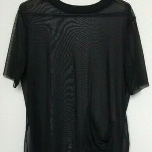 URBAN OUTFITTERS SPARKLE AND FADE MESH TOP